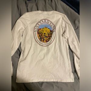Vineyard vines golden retriever long sleeve tshirt